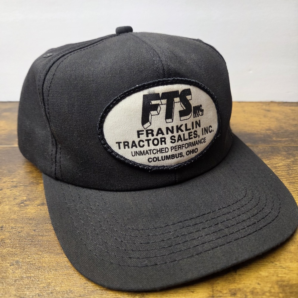 Vintage Franklin Tractor Sales Snapback Hat FTS Columbus Ohio K-Products USA